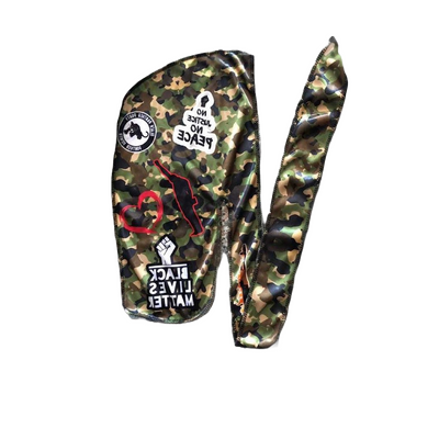 Camo BLM Patchwork Silky